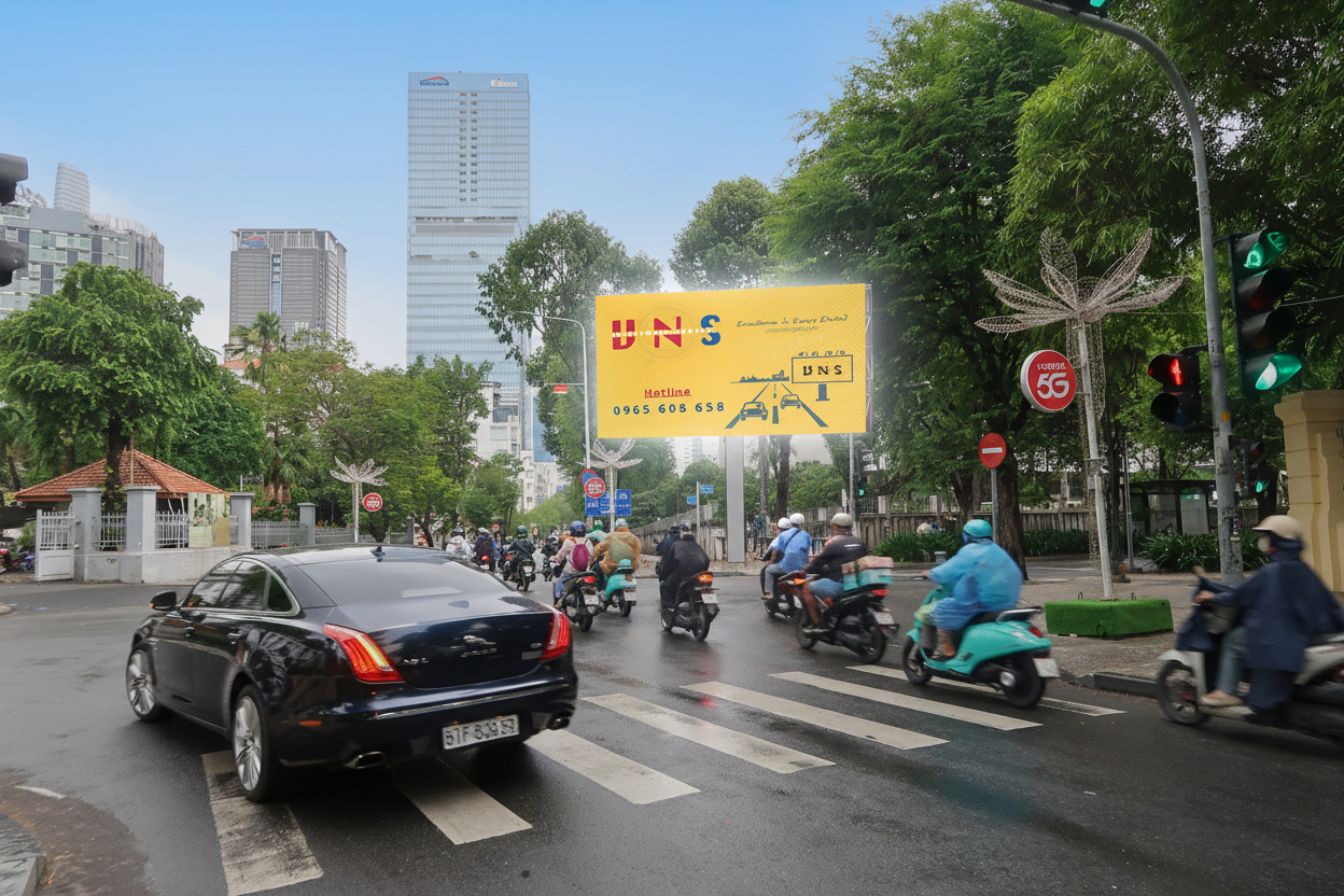 LED góc đường Lý Tự Trọng - Nam Kỳ Khởi Nghĩa